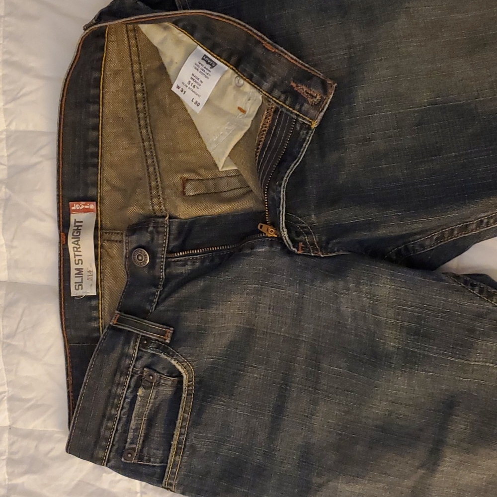 Levis Strauss 514 slim straight jeans 31x30